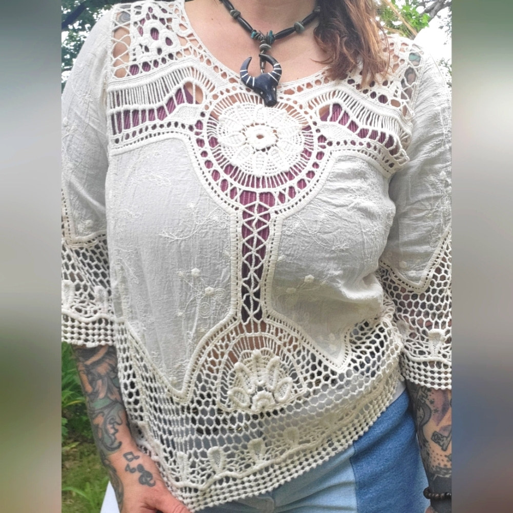 Crochet shirt size small-XL